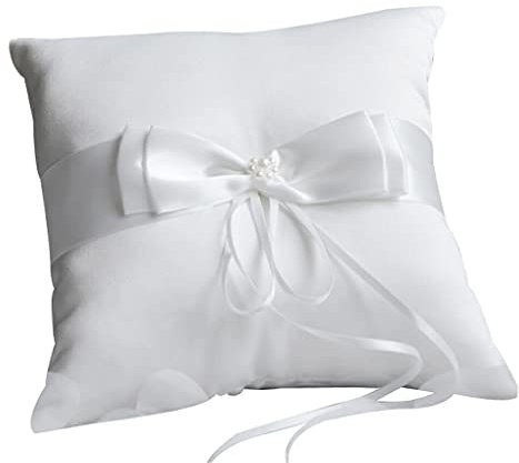 BEALIFE Ringkissen Romantischer Kissenträger Ringhalter Verlobungszubehör, 30 g, 10 x 10 cm