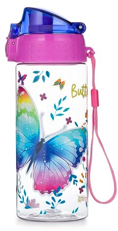 OXYBAG OXY CLiCK 500 ml Trinkflasche Kinder, BPA-frei & Tritan, Auslaufsicher & Geruchsneutral, Spülmaschinenfest, Sport & Schule, Leicht & Robust, Kinder Trinkflasche für unterwegs & Freizeit
