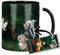 Bambi Tasse Innen & Henkel Schwarz Keramikbecher Mug