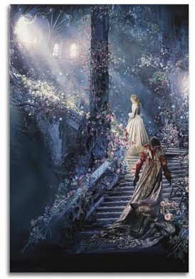 VZRSQZK Filmposter Die Schöne und das Biest, dekoratives Gemälde, Leinwand-Wandposter und Kunstdruck, modernes Familienschlafzimmer-Dekor-Poster, 20 x 30 cm