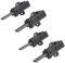 4 escobillas de carbón for Motor eléctrico de Lavadora, Suela de escobillas de carbón for Motor, Compatible con Zanussi, Compatible con Electrolux 4006020152 5X13X35