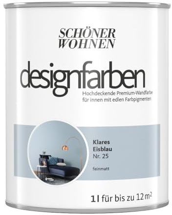 Schöner Wohnen Designfarbe Klares Eisblau 1 Liter
