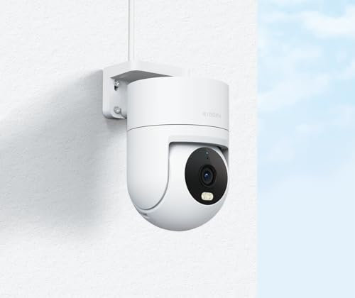 Xiaomi Outdoor Camera CW300 [Exclusiva Amazon], 2LED Infrarrojos, resolución HD de 4MP, visión Nocturna en Color, Resistencia a la Intemperie, detección Humana Gracias a la IA