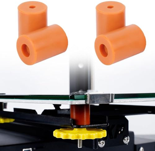 8 Stück 3D Drucker Silikon Nivelliersäule, 3D-Druckernivellierungssäule,3D Drucker Silikon Heizbett Nivelliersäule,3D-Druckerzubehör 18 mm für Ender 3/Ender 3V2/ 3 Pro/CR-10 Serie