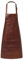 GlobeeCraft Mandil Cocina Hombre de Cuero - Delantal para Barbacoa Marrón. Práctico y con Estilo. Ideal para Regalos como Delantales de Cocina o de Barbacoa