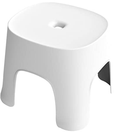 HOLIDYOYO Tritthocker Für Kinder Toilette Fußtritt Töpfchentraining Kleinkindhocker Kunststoff Waschbeckenhocker Schuhe Wickelhocker Melken Angelhocker Für Zuhause Weiß