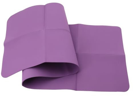 HONMEET Yogamatte Faltbar Dicke Yoga-übungsunterlage Schutz Kniend Pad Tpe -design Leicht Tragbar Für Training Gym