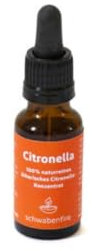 Schwabenfire 100% Natürliches Citronella 20ml Öl Duftöl für Kerzen - Mückenschutz & Entspannung