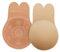 ZAIQUN Invisible Strapless Backless Rabbit Bra Reusable Lifting Bra Cups Backless Nipple Cover Adhesive Silicone