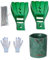 Leaves Claw Scooper | Heavy Duty Leaves Claw Scoops Set | Leaves Picker with Telescopic Pole, Garden Bag & Work Gloves | Hand Held Rechen | Robuste Krallenschaufeln für Garten und Hof Wartung
