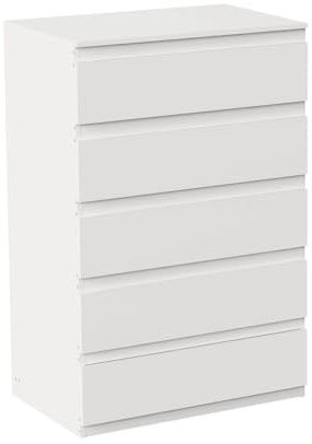 7H SEVEN HOUSE Cómoda de 5 Cajones SpaceQub 78x48x118.4cm 7house
