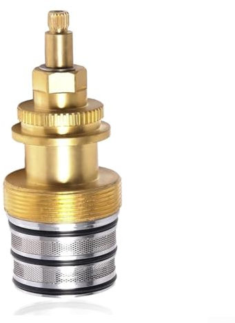 78913 Cartucho termostático de control de agua, reemplazo de carrete de grifo de latón, kit de reparación de control de temperatura de barra de válvula mezcladora