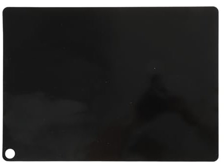 CAPASTEC Alfombrilla Protectora De Inducción De Silicona 35x25cm Protector Rectangular Para Placas De Inducción 0.4mm De Grosor Alfombrilla Antideslizante Negro