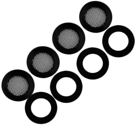 SHINEOFI 4Ensembles Filtres Rondelles Plates Joint Étanche pour Éviter les Fuites Protéger des Bouchons Compatible avec Fixe Flexible