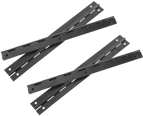 BESPORTBLE 4 Stück Holzbox Scharniere Langlebige Scharniere für Schmuckkästen Retro Design Schwarz Geeignet für Holzkisten Dekoration und Sicheren Gebrauch