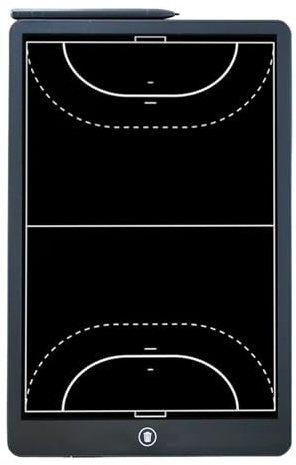 LCD Drawing Tablet - 16 Zoll Schreibblock Handball Strategiebrett | Wasserball -Coaching -Zwischenablage, Elektronisches Papierloses Trainingswerkzeug | LCD -Tablet Für Trainer Mit Team -Taktik