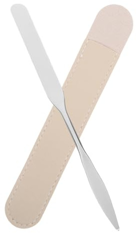 Edelstahl Kosmetikspatel zum Mischen von Foundation, Make Up und Pigmenten