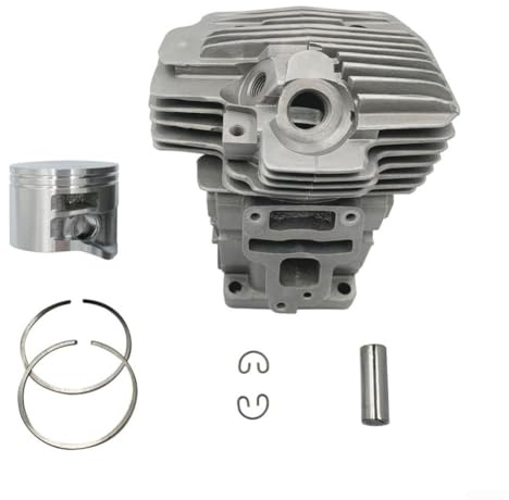 Posheliox Kit cylindre pour MS391, métal revêtu, 49 mm, compatible avec tronçonneuse partie 1140-020-1204/11400201204