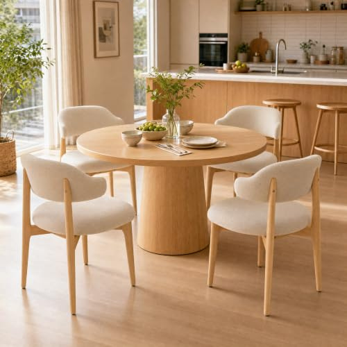 Fiximaster Chaises Salle à Manger Lot de 4, Chaise de Cuisine en Bois