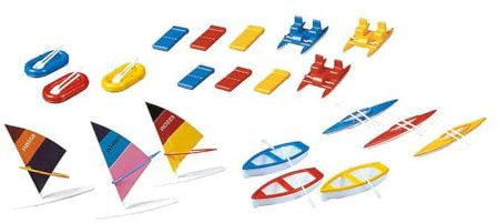 Faller Modélisme HO : Accessoires de décor : Bateaux et planches à Voile