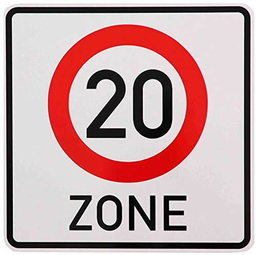 Original Verkehrszeichen 274.1-20 20 Zone Geburtstagsgeschenk Geburtstagsschild Schild Straßenschild Schilder Verkehrsschilder Sraßenschild RA1