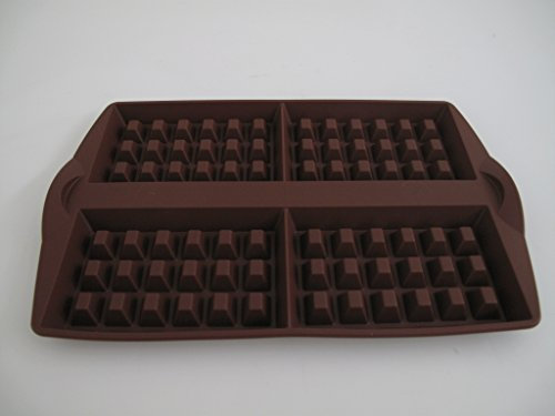 TUPPERWARE Backen Silikonform Waffeln braun H46 Silikon Form Waffelfom Easyplus