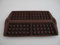 TUPPERWARE Backen Silikonform Waffeln braun H46 Silikon Form Waffelfom Easyplus