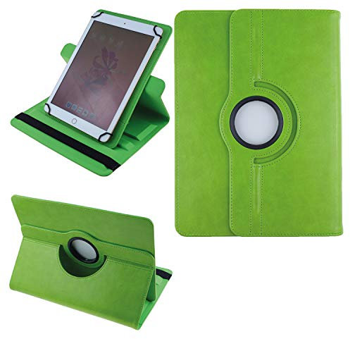 COOVY® 2.0 360° Rotation Cover Universal für alle 9/10 / 10.1 Zoll Tablet Modelle Hülle Tasche Etui Case Schutz Ständer | UNIVERSAL 10.1 grün