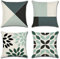JOTOM Dekorative Kissenbezug Kissenhülle Dekokissen Stil Thema Dekokissen Sofakissen Bezug 45 x 45 cm 4er Set für Fall Sofa Auto Büro Cafe Outdoor Garten