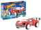 Revell 50315 Super Blitzen, Spielzeugauto 1:32 mit Sprungschanze Hot Wheels Maker Kitz-zusammenbauen und losfahren, mit Rückziehmotor (Pull Back), rot
