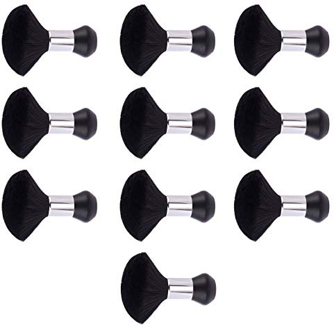 Pennello da barbiere per parrucchiere parrucchiere parrucchiere capelli morbidi pulizia spazzola capelli capelli trucco strumento 10 pz
