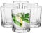 TREND FOR HOME Gläser Set 280 ml Cocktailgläser 6er Set Trinkgläser Wassergläser Whiskey Round Glasses Tumbler Eiskaffee Transparent Gläser Trinkglas Wasserglas | H: 9.5 cm | Ø 8.5 cm | Gina