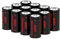 JESSY Lot de 12 piles au lithium CR123A rechargeables 3,7 V pour appareils photo sans fil Arlo VMC3030 VMK3200 VMS3330 3430 3530 et lampe de poche Polaroid Microphone