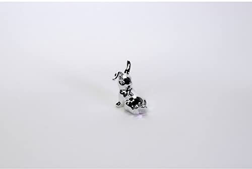 Hase liegend - Silber - Dolomit - 8x5x8 cm