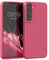 kwmobile Carcasa Compatible con Samsung Galaxy S22 Funda - Case TPU y Silicona antigolpes - Apto Carga inalámbrica - Amazing Pink