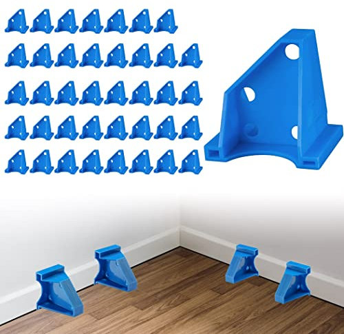 40PCS Flooring Spacers, 2 in 1 Laminate Flooring Spacers with 1/2 & 1/4 Gaps, Installation Spacers for Vinyl Plank, LVP, Laminate Wood, Engineered Hardwood, Bamboo, Tile Flooring