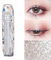 Ombretto Occhi Liquido,Ombretto Liquido Lunga Tenuta Glitter Occhi Waterproof per Feste di Matrimonio(2#)
