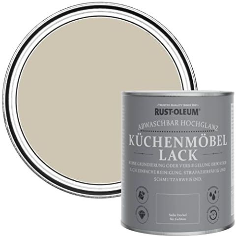 Rust-Oleum Beige Kitchen Cupboard Paint in Gloss Finish - Half Light 750ml
