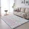 VOFUSHON Wohnzimmer Hochflor Teppich,Shaggy Flur Läufer Teppich Modern Flauschiger Weich Bunte Batik Teppich Groß für Wohnzimmer Deko/Schlafzimmer/Kinderzimmer(Regenbogen,120 x 160 cm)