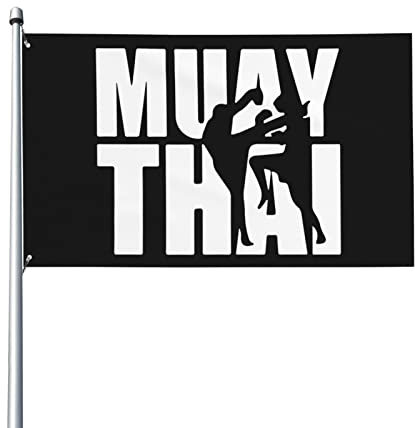 Garten Flagge 90x150cm, Muay Thai Außenbanner Durable Flaggen Banner Lustige Flagge Mit Ösen, Für Veranda, Garten