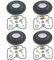 Réparation de carburateur,Kit de Réparation de Carburateur de moto 4 ensembles,remplacement pour Suzuki GSF1200 Bandit
