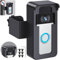 SMOUNT Anti-Theft Video Doorbell Door Compatible with Ring Video Doorbell 4/3/3 Plus/2/1/(2020 Release), No-Drill ing Bracket Holder Accessories for Home Rentals Office Room