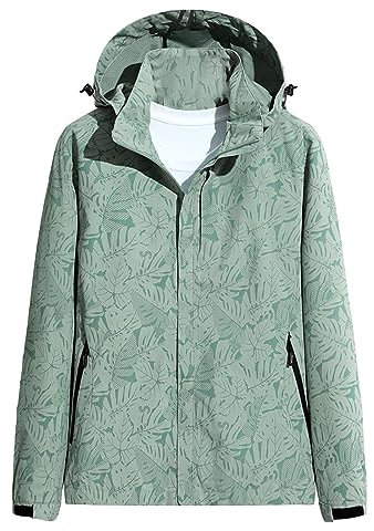 Veste softshell pour femme - Impression tendance - Veste à capuche solide - Veste de sport d'extérieur - Veste fonctionnelle coupe-vent et imperméable - Veste demi-saison printemps et automne -