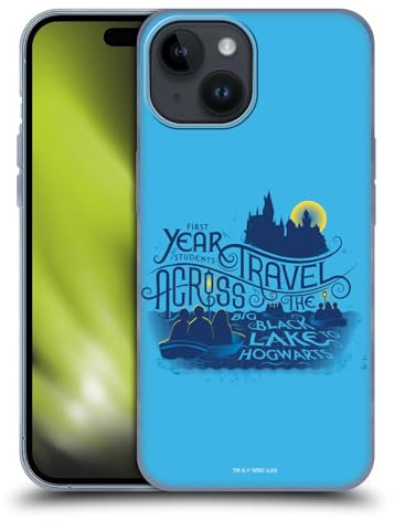 Head Case Designs Offizielle Harry Potter Big Black Lake Deathly Hallows XVIII Soft Gel Handyhülle Hülle kompatibel mit Apple iPhone 15