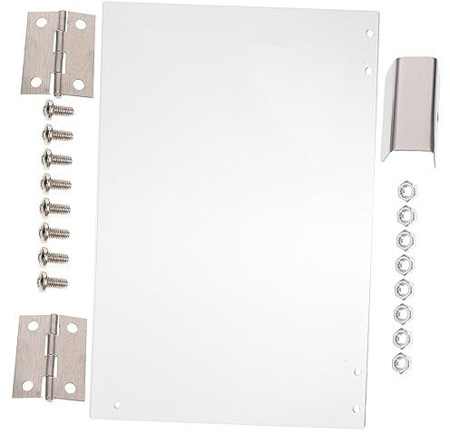 Gadpiparty Popcorn Machine Replacement Parts Popcorn Maker Lid Clear Panel Popcorn Equipment Popcorn Machine Protector Panel Popcorn Maker Accessories An Fittings Pvc Commercial Screw White
