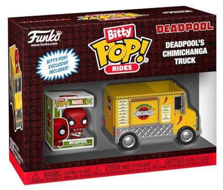 Bitty Pop! Rides Deadpool with Chimichanga Truck
