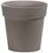 Vaso Fioriera Balconiera in plastica per interni ed esterni (Tondo Ø42x40H cm, Tortora)