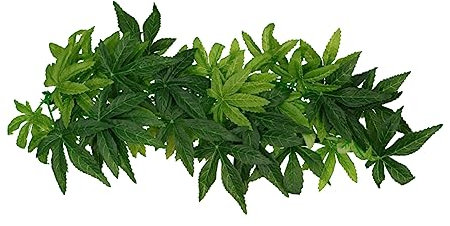 DOITOOL Reptile Habitat Decor Fake Rattan Vines Leaves for Corn Snake Vivariums