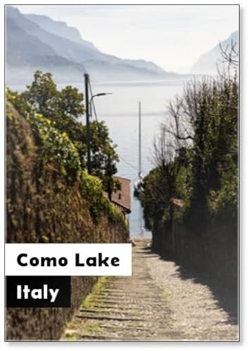 Kühlschrankmagnet, Motiv: Como Lake 1, Italien