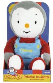 JEMINI 024426 T'CHOUPI Peluche BOUILLOTTE +/- 21 CM avec Micro Perles d'argile, Bébé